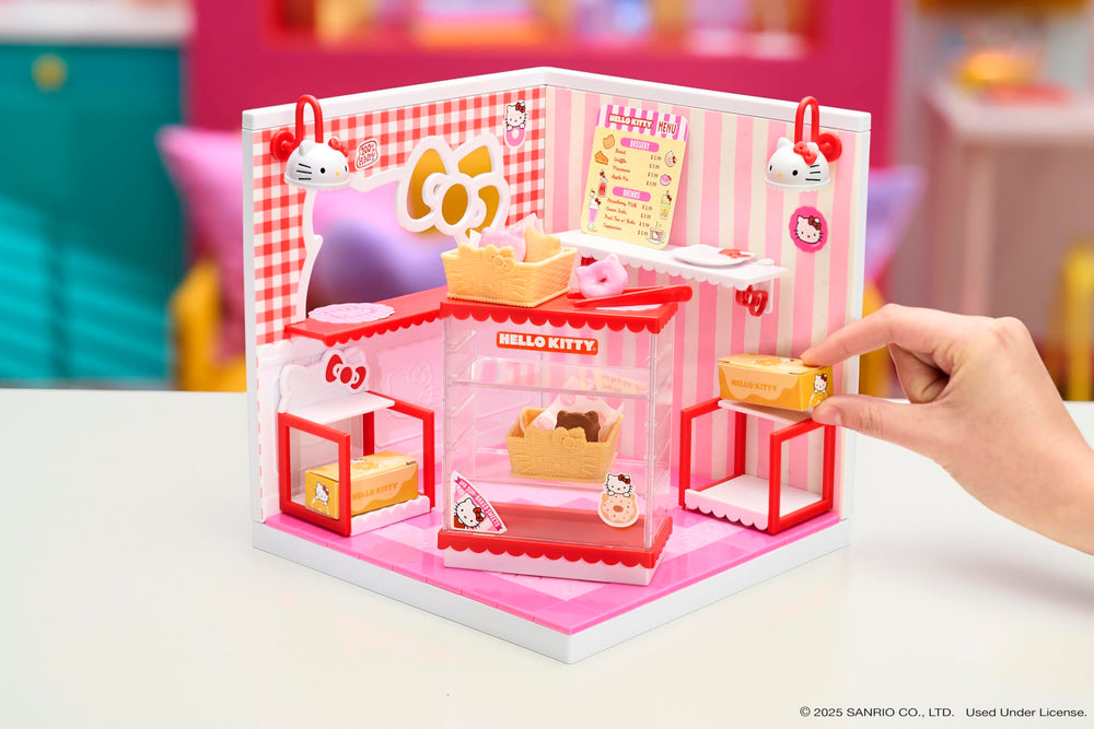 MGA's Miniverse Hello Kitty flooring tiles enable flexible layout changes
