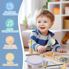 MGparty hand bell encourages ringing awareness and fine motor focus.