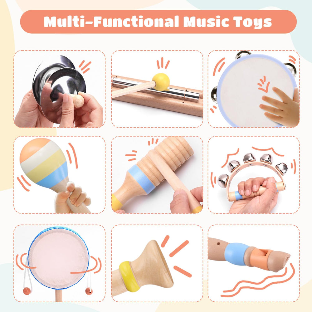 MGparty baby musical instruments set clarinet enhances fine motor play