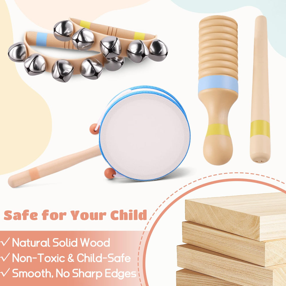 MGparty baby musical instruments set maracas encourages movement and rhythm