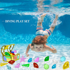 MGparty diving gems red gem contrasts vividly for engaging pool games.