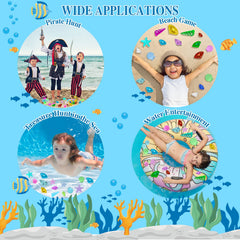 MGparty treasure-themed pool decor enhances summer parties and games.
