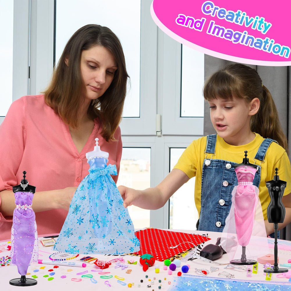 MGparty sewing tools kit for hands-on sewing practice and doll clothes creation
