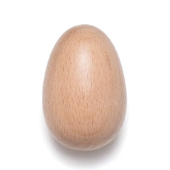 MGTECH natural finish egg shakers for kids to explore rhythm safely and enjoyably.