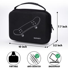 MGZNMTY teck deck case in black material provides rugged protection.