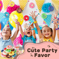 MGZTTHW Mini Donut Squishy Toy with Sprinkles: cute pretend tea party prop.