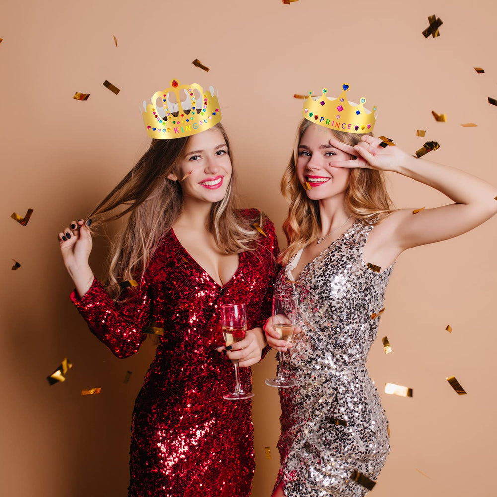 MGZTTHW princess and prince crowns for birthdays and events