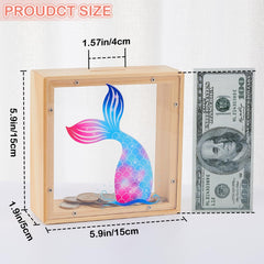MHJY clear acrylic window lets kids watch savings grow