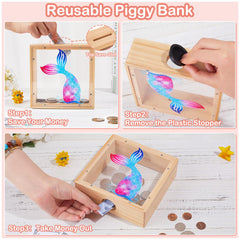 MHJY colorful wooden bank doubles as playful room decor