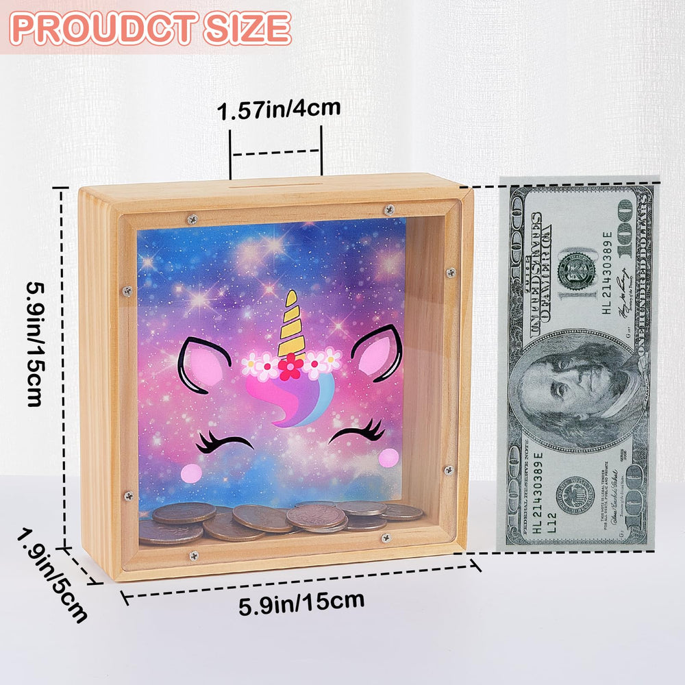 MHJY transparent acrylic panel helps visually track savings.