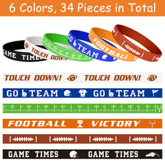 MIAHART brown football bracelet, classic style for team events and gifts.