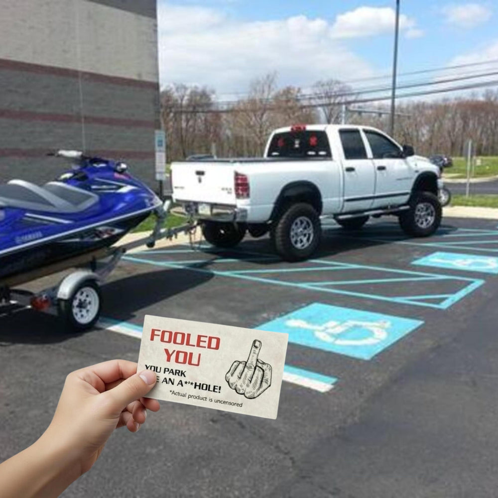 Miami Graphic Solutions humor in action demonstrates lighthearted parking reminder use