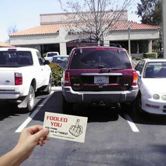 Miami Graphic Solutions under-wiper card ready visual for non-confrontational reminders