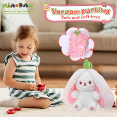 MIAODAM carrot-themed plush doubles as cute decor and play companion.