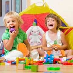 MIAODAM Easter bunny plush adds festive charm to playtime