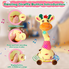 MIAODAM soft plush giraffe fabric for gentle, comforting cuddles