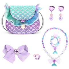 mibasies Dress-Up Jewelry Set with clip-ons for imaginative styling.