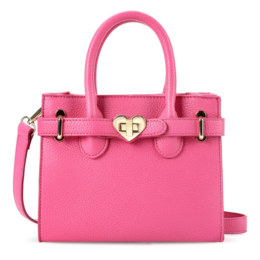 Mibasies kids purse hot pink front view for little fashionistas on the go.