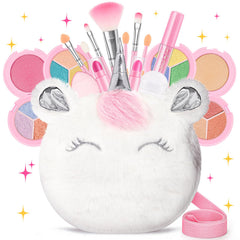 Mibasies kids real makeup kit eye shadow set, safe, washable for creative play