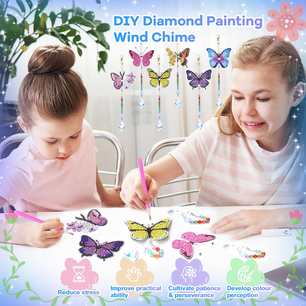 Micaracy Diamond Art Kit sun catcher sparkles crystals in sunlight