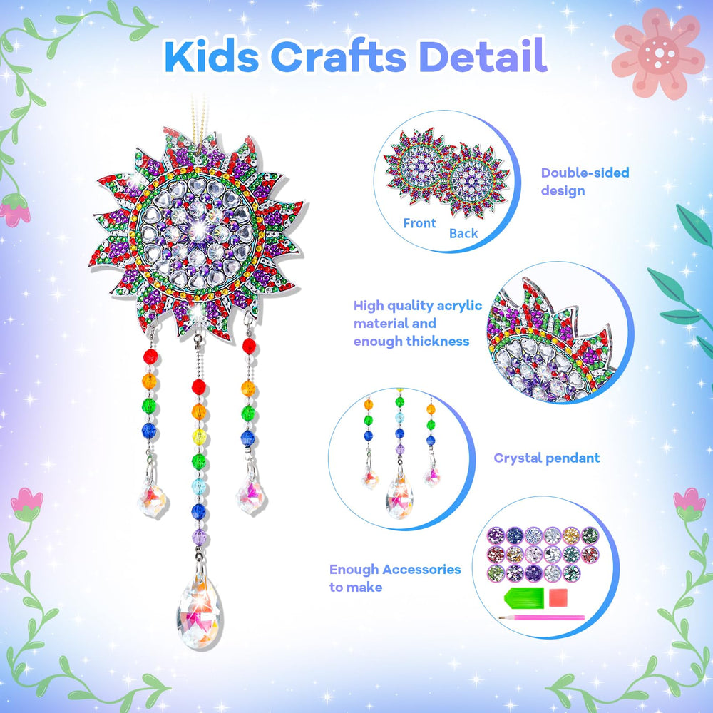 Micaracy kid-friendly crafting tools and diamonds in prep bag.