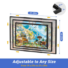MICEPLAY puzzle frame horizontal display for landscape puzzles and posters
