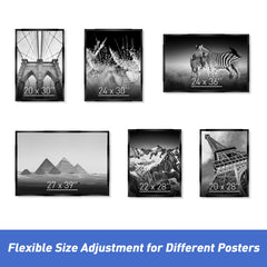 MICEPLAY wall-mount hooks support vertical or horizontal layouts