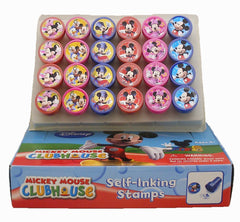 Mickey Mouse Minnie stamp art set with 24 self-inking stamps in original box