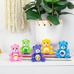Micro Teenies Care Bears micro plush hands-on close-up.