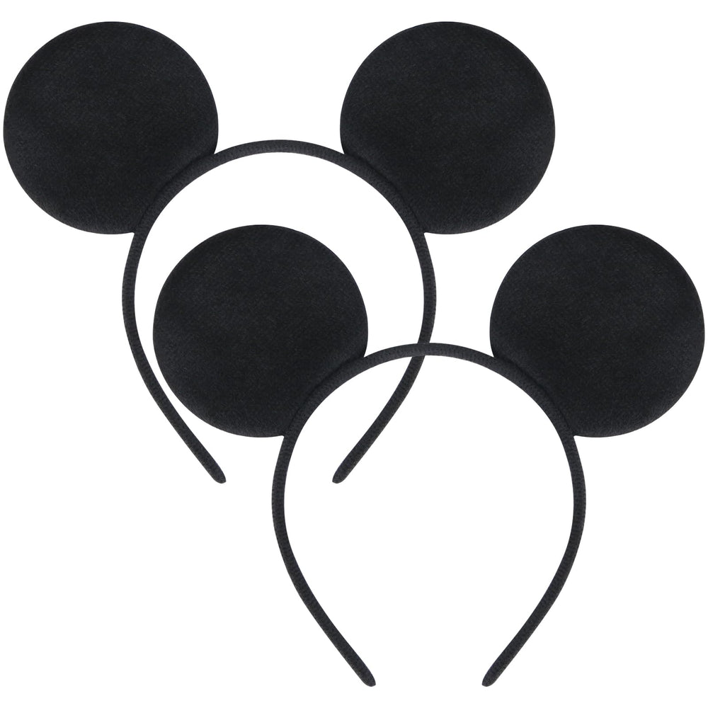 MIDELONG mouse ears headband in black for playful costumes and group photos