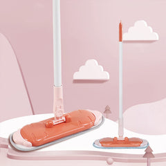 Midoneat pink dustpan brush set encourages kids to tidy up after pretend meals.