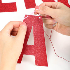 Mifengda red rope for easy hanging and banner setup.