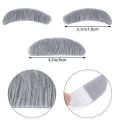 Mifengda beard accessory creates realistic grandpa look for kids.