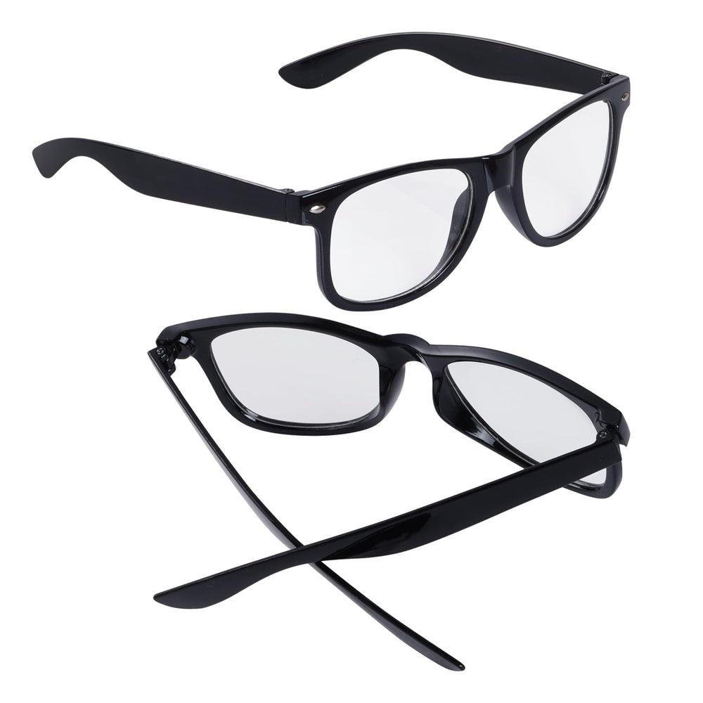 Mifengda Kids Old Man Costume black glasses closeup lightweight durable plastic