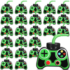 Mifoci gamepad-inspired cups in vibrant green for lively gaming parties