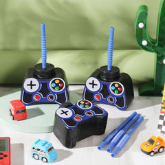 Mifoci gamepad inspired design adds vibrant blue flair for celebration.