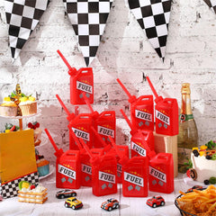 Mifoci red race car design enhances party decor and theme immersion