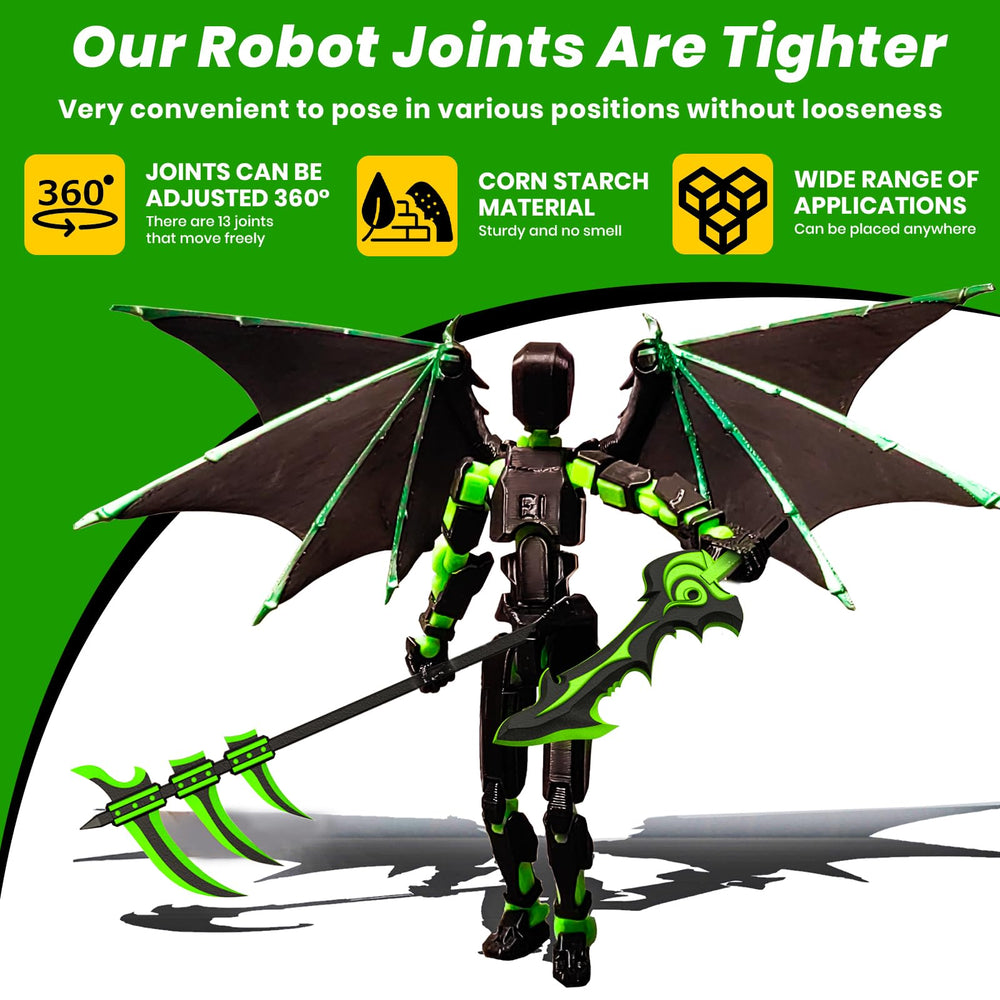 MIGESS T13 weapons pack with two-tone swords and silver axe enhances display and play scenarios