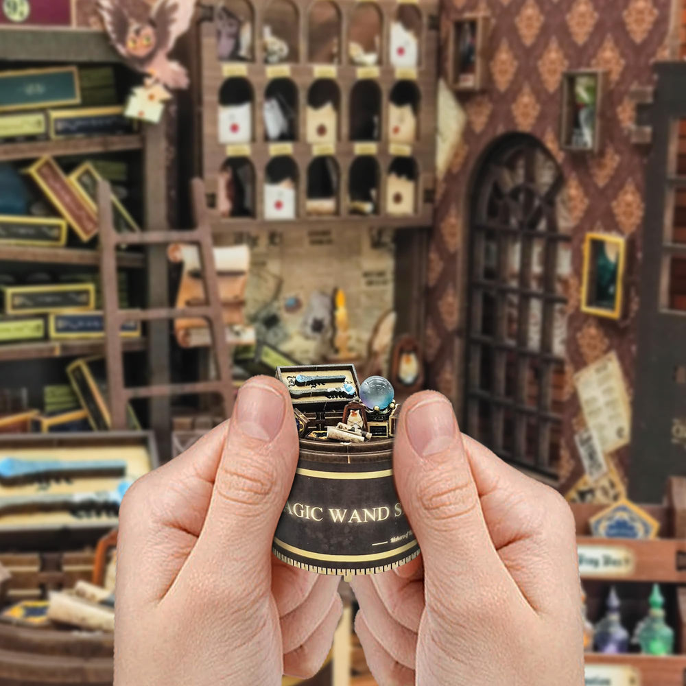Miggley Book Nook Kit customize miniatures for personal storytelling.