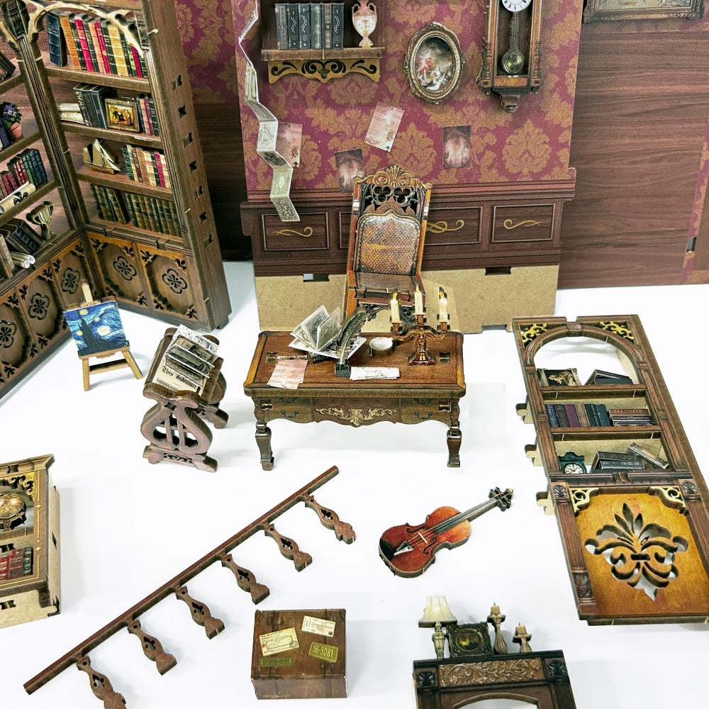 Miggley Time Book House miniatures-display invites customization