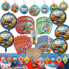 Mighty Mojo Octonauts banner 5ft creates festive ocean-themed ambiance for the party