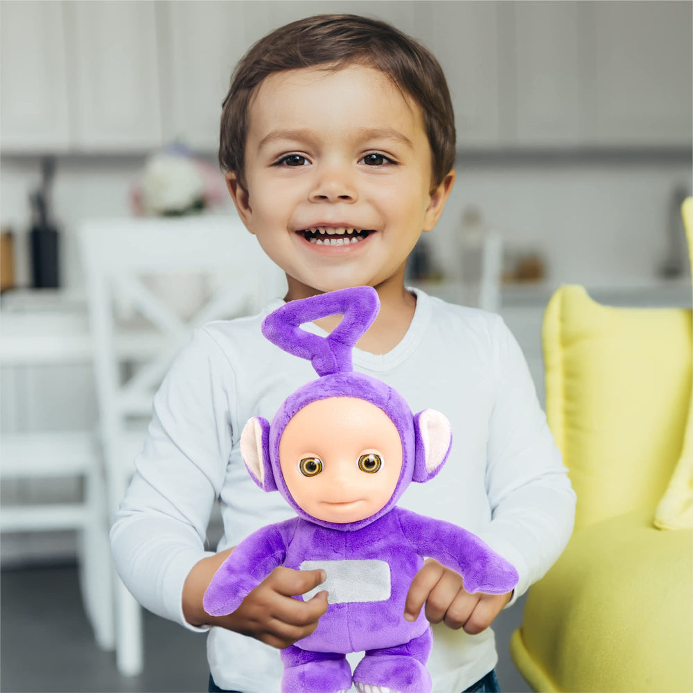 Mighty Mojo Teletubbies Tinky Winky plush 11-inch, purple figure for cuddle play
