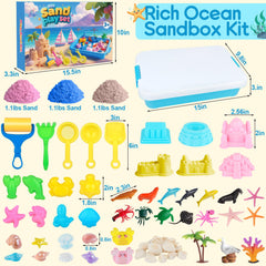 Mikiwon play sand 3-3lbs offers soothing tactile sensory play for kids