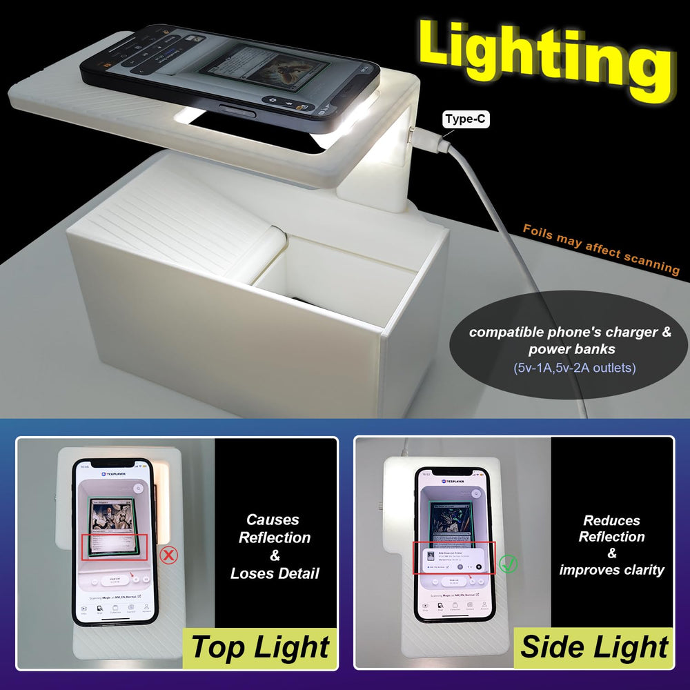 MildLion Scanstand with LED light for clearer scans