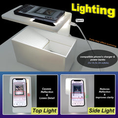 MildLion Scanstand with LED light for clearer scans