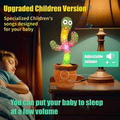 MILEGI dancing cactus toy with songs invites sing-along and cheerful play