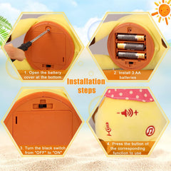 MILEGI volume control allows quiet cuddles or lively play sessions