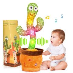 MILEGI volume adjustable dancing cactus toy in action for playful learning