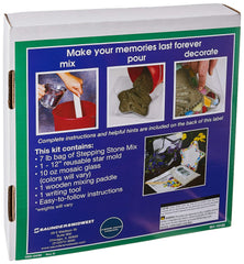 Milestones Mosaic Star Stone Kit mosaic stained glass adds vivid color.