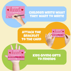 Milianquill high-quality cards and bracelets for 1st–6th grade